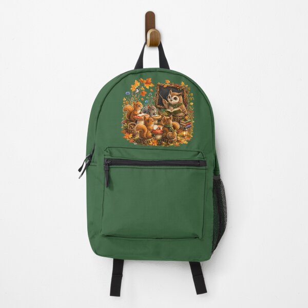 Item preview, Squirrel School Watercolor Illustration – Woodland Classroom Storybook Animal Art designed and sold by MagicMakerPh.