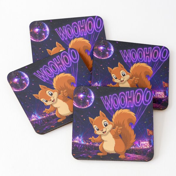 Item preview, WooHoo Disco Squirrel Party designed and sold by SecretSquirrellDesigns.