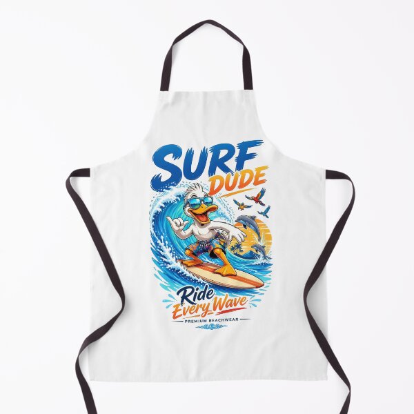 Item preview, Surf Dude Duck Riding Wave designed and sold by Sovereign Supply Co..