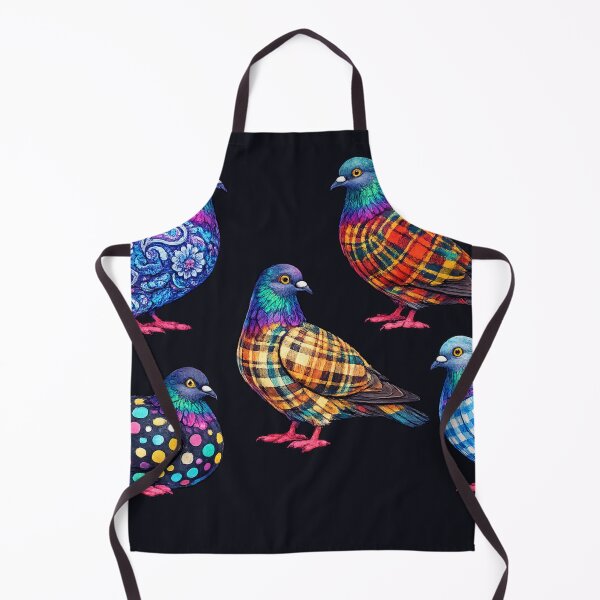 Item preview, Colorful Patterned Pigeons Art designed and sold by azule1.