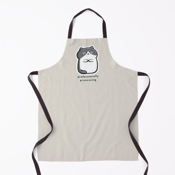 Item preview, Professionally Processing - Funny Cat Meme Corporate Art designed and sold by StoryVibes.