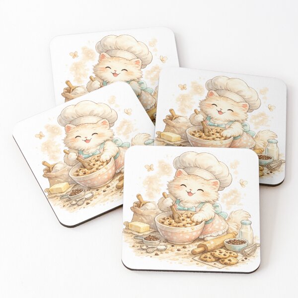 Item preview, Baking Day Cat designed and sold by artesiaKT.