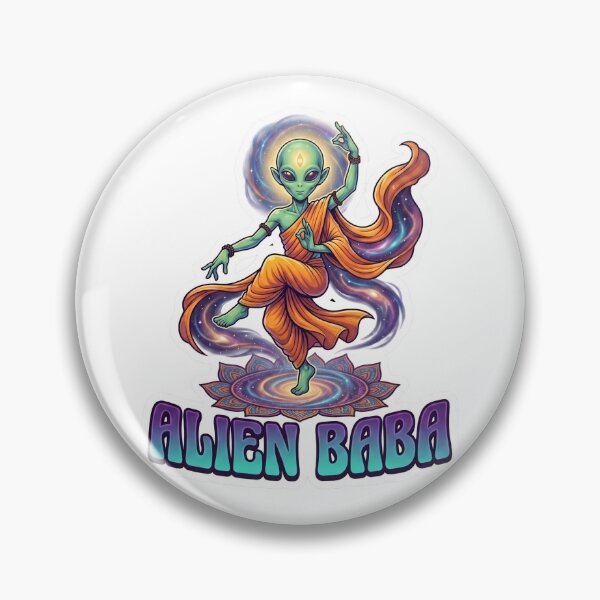 Item preview, Alien Baba Cosmic Dance Sticker designed and sold by krazzyremo.