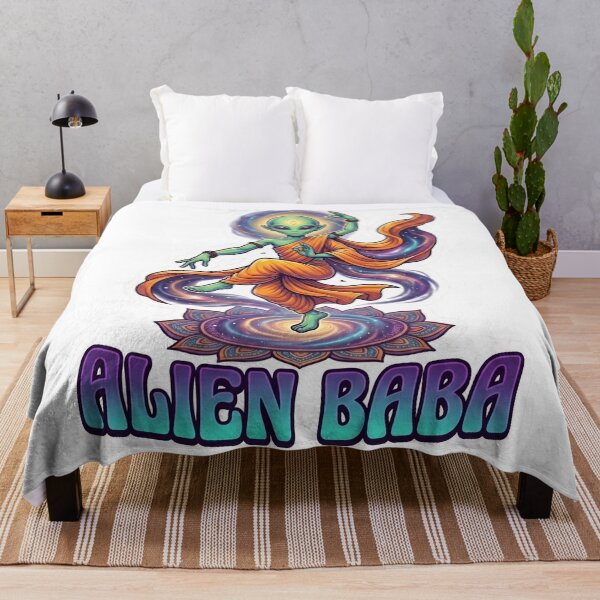 Item preview, Alien Baba Cosmic Dance Sticker designed and sold by krazzyremo.