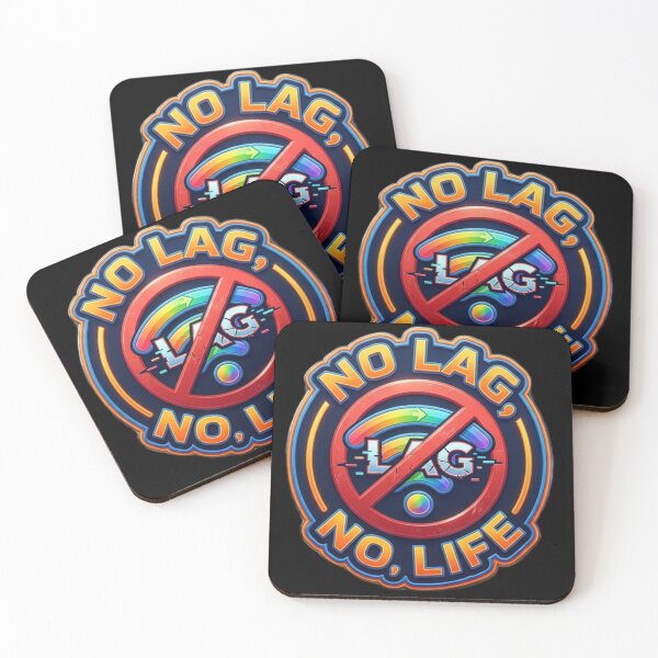 Item preview, No Lag No Life Gamer Badge – Funny Anti Lag Gaming Wifi Signal Design designed and sold by MartBook.