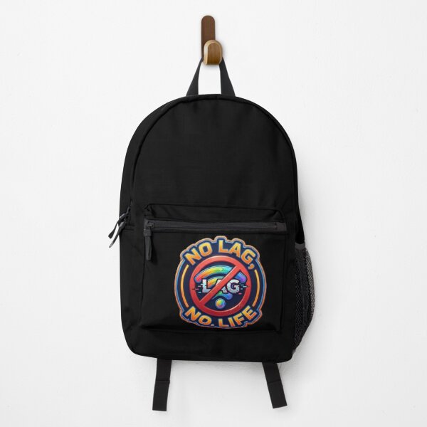 Item preview, No Lag No Life Gamer Badge – Funny Anti Lag Gaming Wifi Signal Design designed and sold by MartBook.