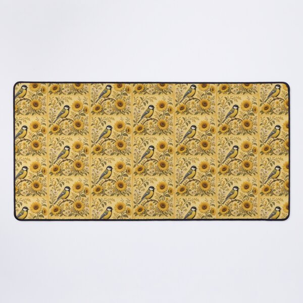 Item preview, Great Tit Sunflowers Botanical designed and sold by HavuNordicShop.