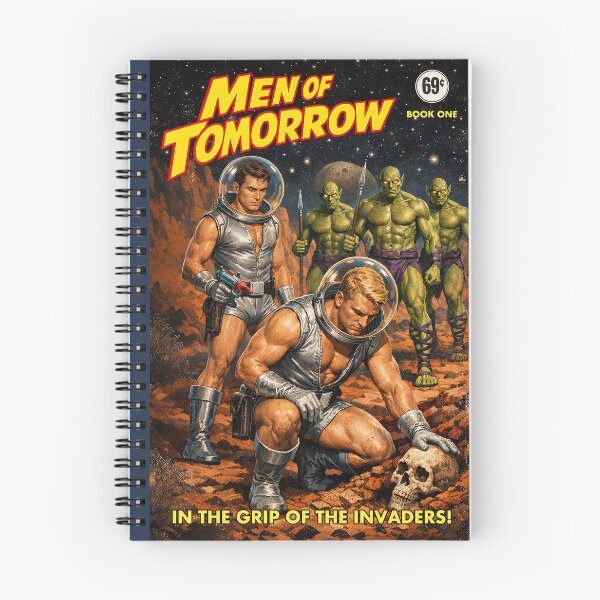 Item preview, Men Of Tomorrow - Book One - In The Grip Of The Invaders! designed and sold by TheBackRack.