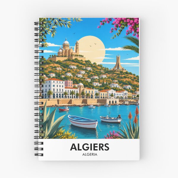 Artikelvorschau, Algier Retro Reisedruck entworfen und verkauft von HomeLivingCo.