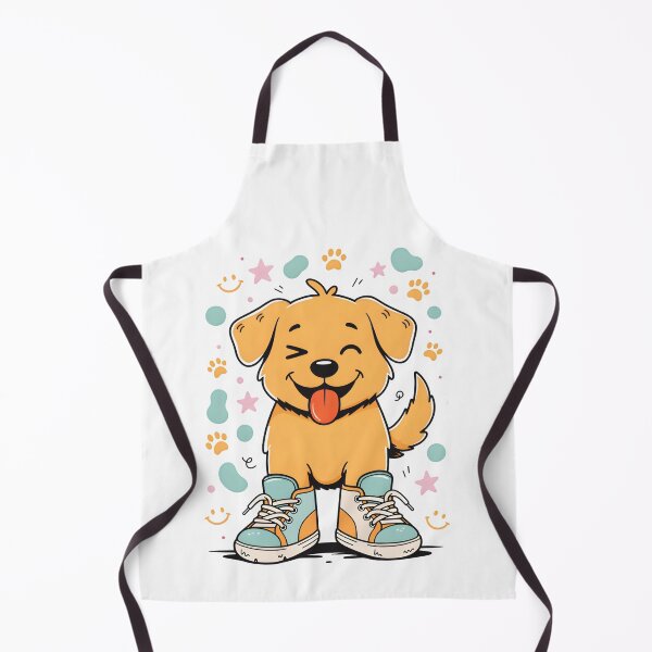 Item preview, Happy Cartoon Puppy in Sneakers designed and sold by DariaOltes.