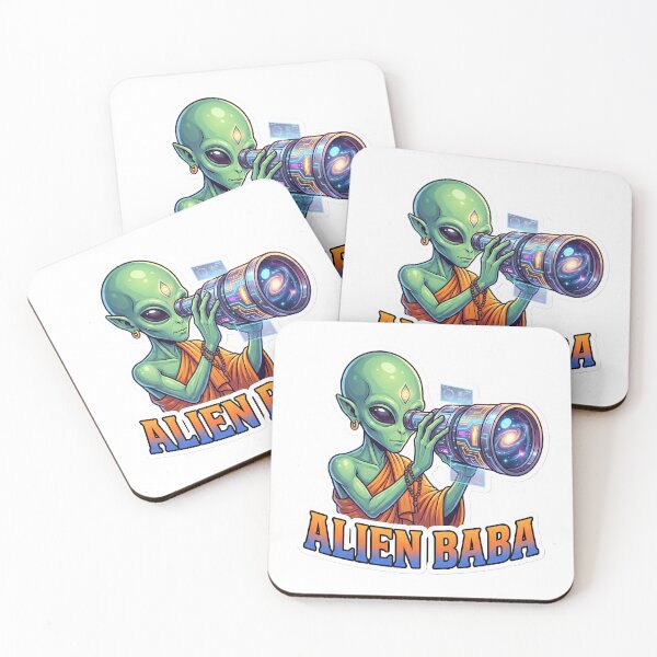 Item preview, Alien Baba Star Gazer Sticker designed and sold by krazzyremo.