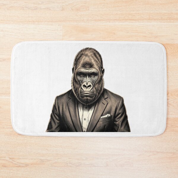 Item preview, Gorilla face and male human body designed and sold by The best online style shop.