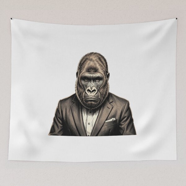 Item preview, Gorilla face and male human body designed and sold by The best online style shop.