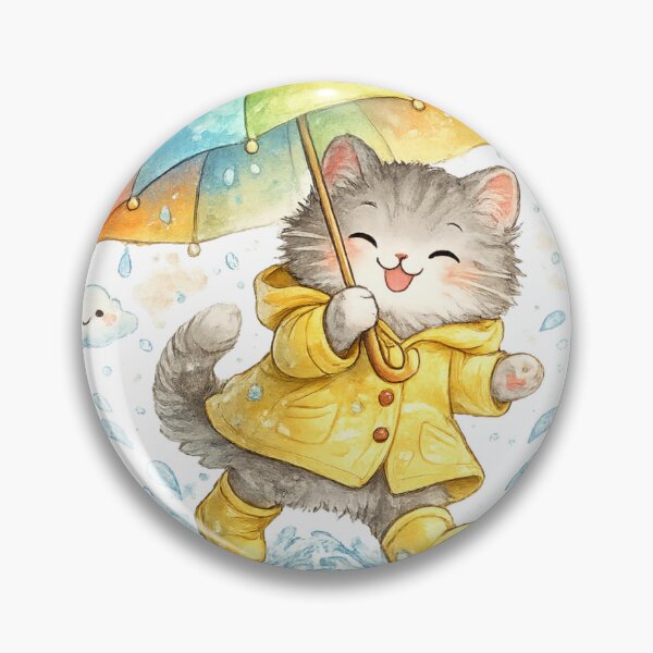 Item preview, Rainy Walk Cat designed and sold by artesiaKT.