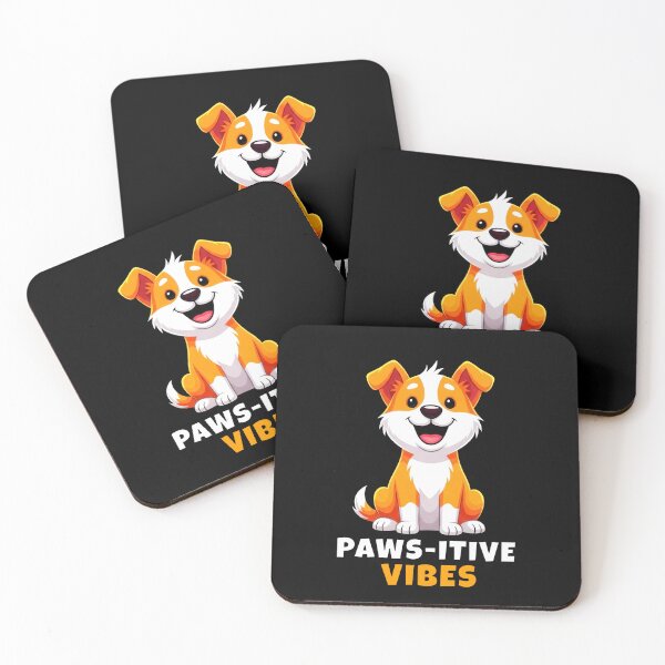 Item preview, Pawsitive Vibes Cute Dog Pun Graphic designed and sold by DigitalArtx-com.
