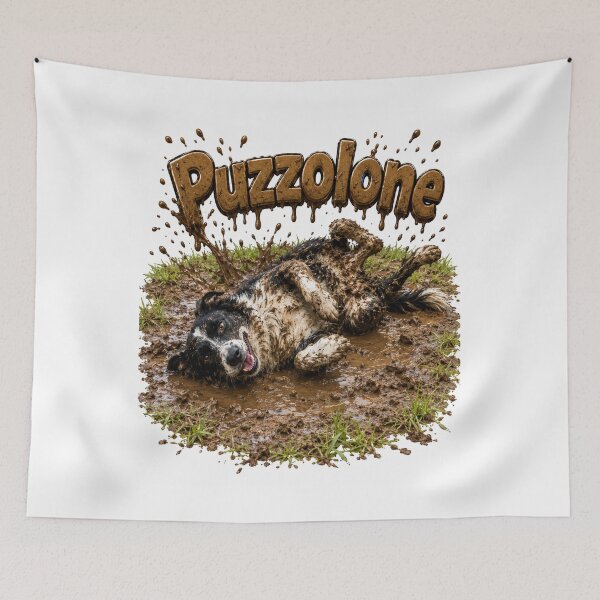 Item preview, Puzzolone – Cane Felice che Gioca nel Fango  designed and sold by RipantinaFantasy .