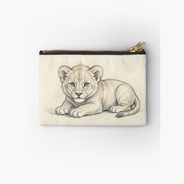 Item preview, Lion Cub Pencil Sketch Drawing designed and sold by LCPcreations.