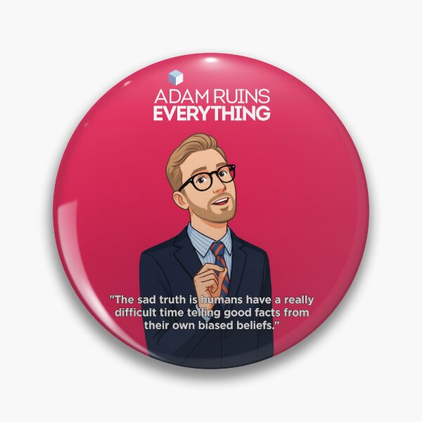Item preview, Adam Ruins Everything Inspired T-Shirt | Funny Human Bias Cartoon Graphic Tee | Educational Comedy Fan Art Gift designed and sold by just-quotes.