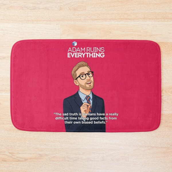 Item preview, Adam Ruins Everything Inspired T-Shirt | Funny Human Bias Cartoon Graphic Tee | Educational Comedy Fan Art Gift designed and sold by just-quotes.