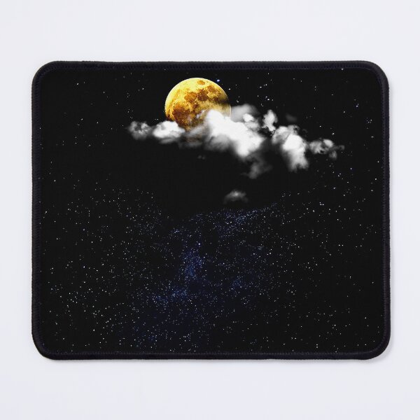 Item preview, Mystical Full Moon Over Night Ocean designed and sold by FahdSpaceArt.