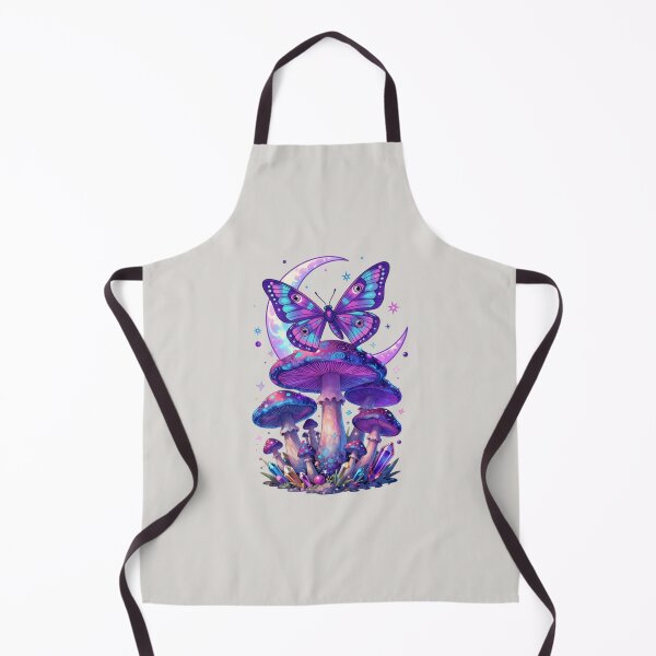 Item preview, Psychedelic Moth on Mushroom with Moon Trippy Art designed and sold by GoGreenlove.