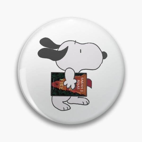 Item preview, snoopy reading heir of fire designed and sold by liveawhimsylife.