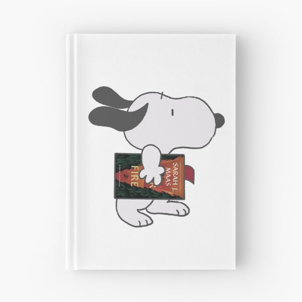 Item preview, snoopy reading heir of fire designed and sold by liveawhimsylife.