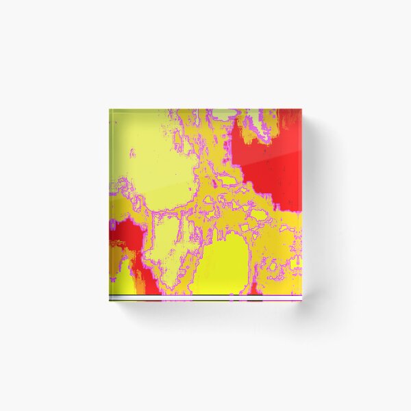 Item preview, Acrylic Painting, Stylized Digital Map designed and sold by AMacGPhilly.