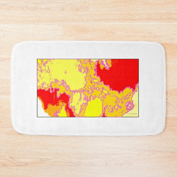 Item preview, Acrylic Painting, Stylized Digital Map designed and sold by AMacGPhilly.