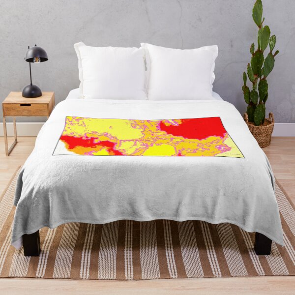 Item preview, Acrylic Painting, Stylized Digital Map designed and sold by AMacGPhilly.