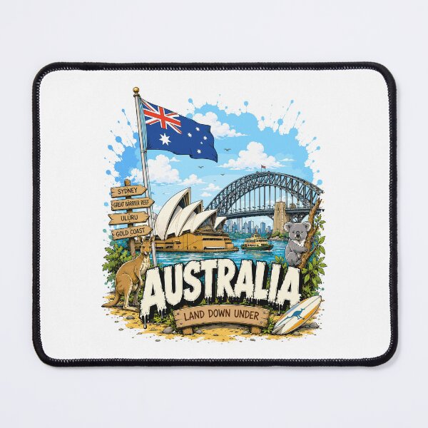 Item preview, Australia Urban Graffiti Travel Vintage Design designed and sold by AtuqStudio.