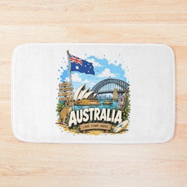 Item preview, Australia Urban Graffiti Travel Vintage Design designed and sold by AtuqStudio.