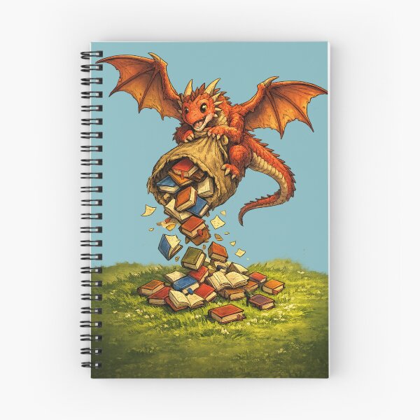 Item preview, Book Dragon - Reading Love Design designed and sold by DreamCloths12.