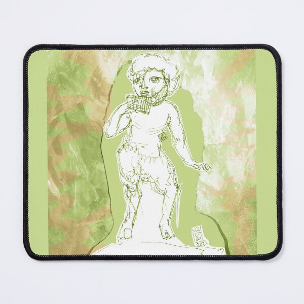 Item preview, Playing Pan Flute (Original Art Drawing by ACCI) designed and sold by VanyssaGraphics.