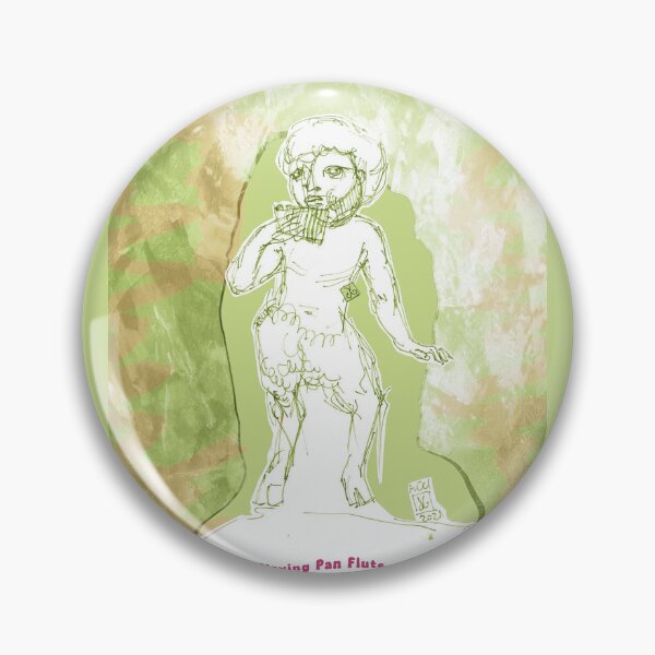 Item preview, Playing Pan Flute (Original Art Drawing by ACCI) designed and sold by VanyssaGraphics.