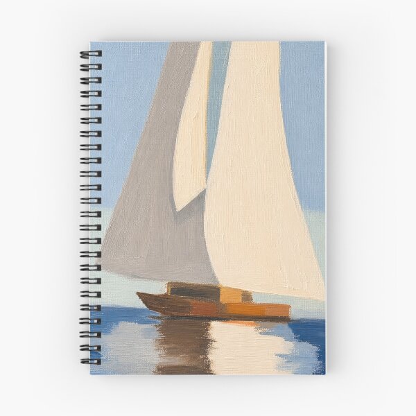 Item preview, Lost at Sea – Sailboat Painting- Coastal Art designed and sold by CARRAANN.