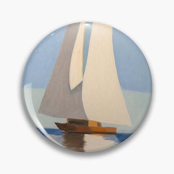 Item preview, Lost at Sea – Sailboat Painting- Coastal Art designed and sold by CARRAANN.