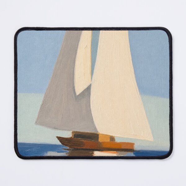 Item preview, Lost at Sea – Sailboat Painting- Coastal Art designed and sold by CARRAANN.
