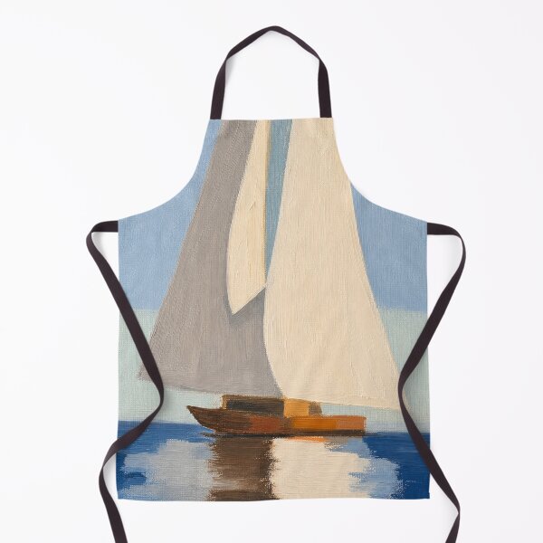 Item preview, Lost at Sea – Sailboat Painting- Coastal Art designed and sold by CARRAANN.