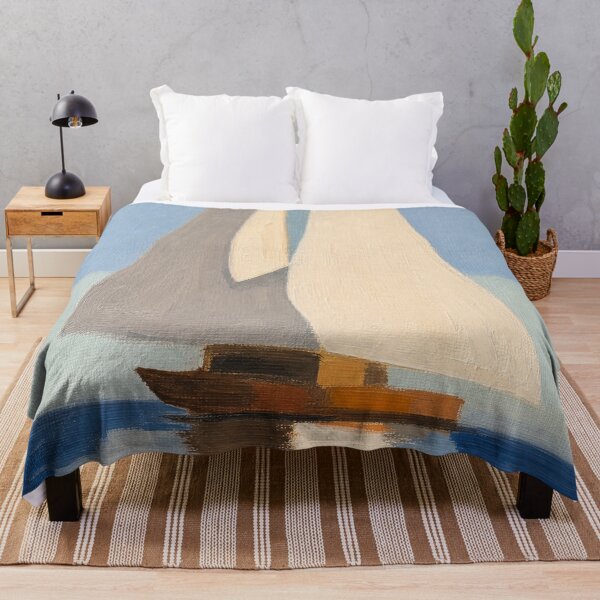 Item preview, Lost at Sea – Sailboat Painting- Coastal Art designed and sold by CARRAANN.