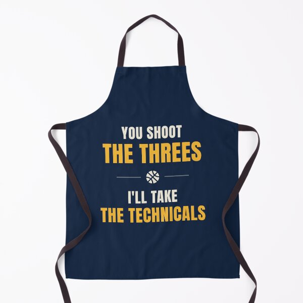 Item preview, "You Shoot the Threes, I'll Take the Technicals" Basketball Icon designed and sold by SkuddleCo.
