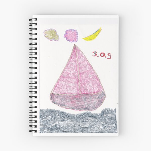 Item preview, Sailing away on a crayon-colored sea designed and sold by Ccandraw.
