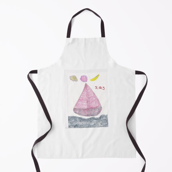 Item preview, Sailing away on a crayon-colored sea designed and sold by Ccandraw.