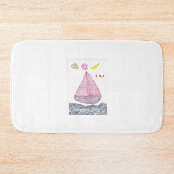 Item preview, Sailing away on a crayon-colored sea designed and sold by Ccandraw.