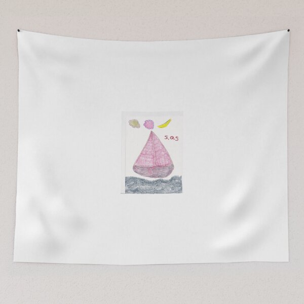 Item preview, Sailing away on a crayon-colored sea designed and sold by Ccandraw.