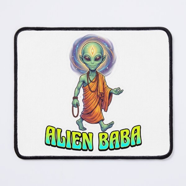 Item preview, Alien Baba Chill Stroll Sticker designed and sold by krazzyremo.