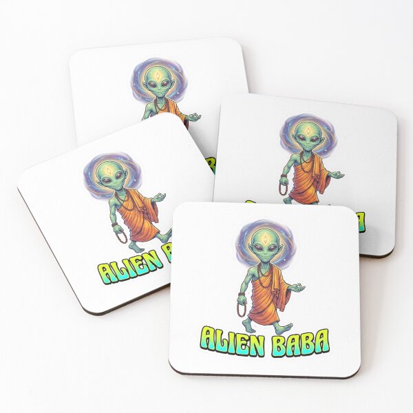 Item preview, Alien Baba Chill Stroll Sticker designed and sold by krazzyremo.