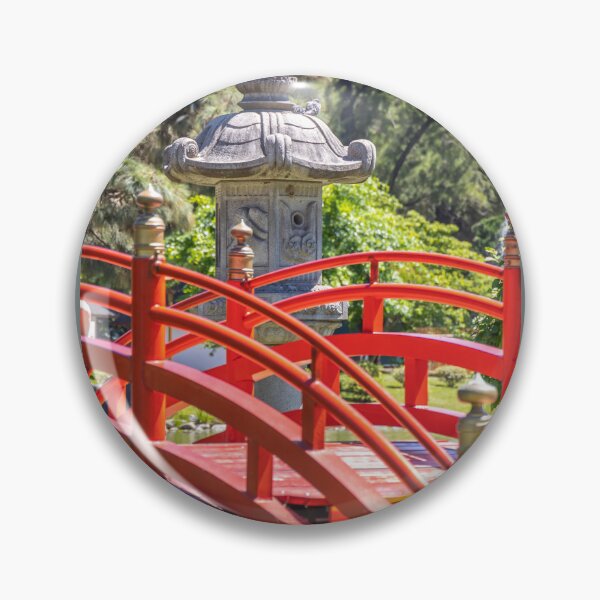 Item preview, Argentina. Buenos Aires. Japanese Garden. Lantern & Red Bridge. designed and sold by vadim19.