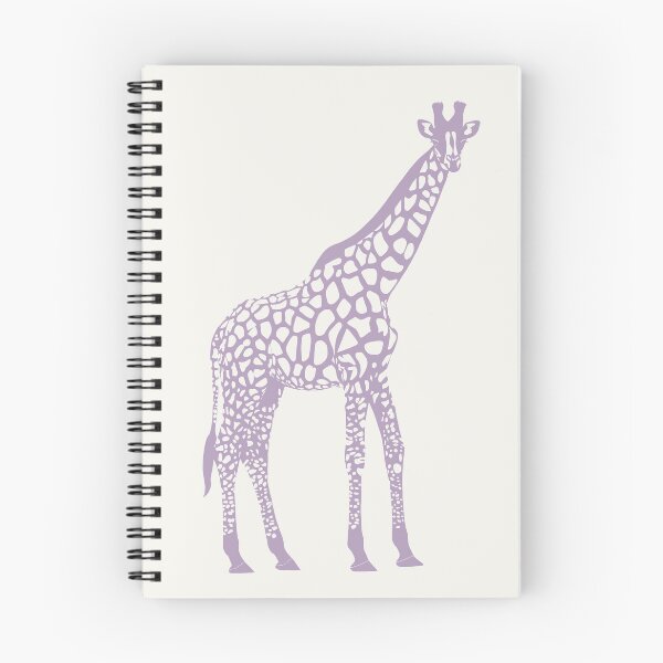 Item preview, Minimal Monochrome Giraffe Line Art Scandinavian Style Animal Illustration Purple designed and sold by Nasdigitalart.