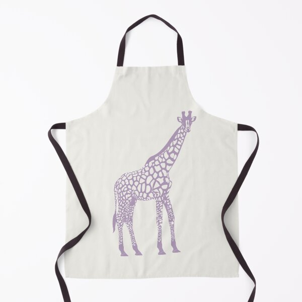 Item preview, Minimal Monochrome Giraffe Line Art Scandinavian Style Animal Illustration Purple designed and sold by Nasdigitalart.